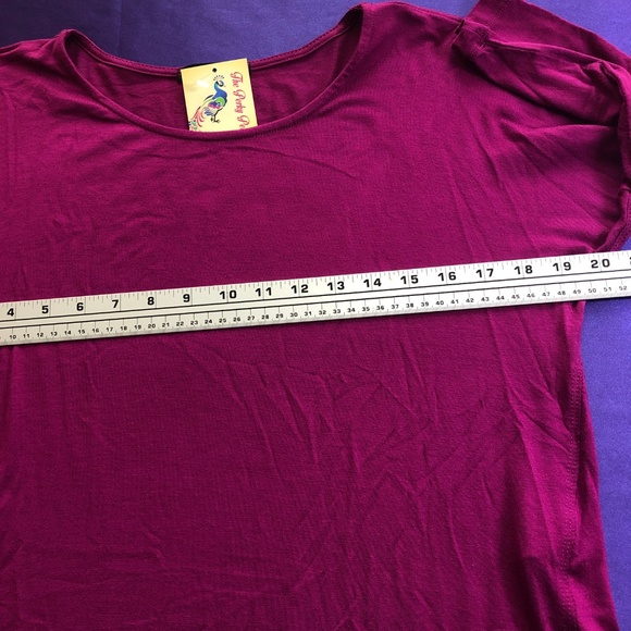 🌤🌤 NWT blu heaven Magenta Top - Tunic 🌤🌤 - Picture 4 of 6
